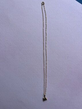 Minimal Gold Initial 'M' Pendant Necklace - Women's Jewelry